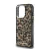 Karl Lagerfeld IML Leopard MagSafe Zadní Kryt pro iPhone 15 Pro Brown