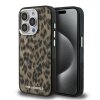 Karl Lagerfeld IML Leopard MagSafe Zadní Kryt pro iPhone 15 Pro Max Brown