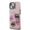 Karl Lagerfeld IML Multi K&CH Heads Zadní Kryt pro iPhone 15 Pink