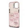 Karl Lagerfeld IML Multi K&CH Heads Zadní Kryt pro iPhone 15 Pink