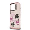 Karl Lagerfeld IML Multi K&CH Heads Zadní Kryt pro iPhone 16 Pro Max Pink