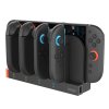 iPega SW2185 Nabíjecí Stanice pro JoyCon Ovladače Nintendo Switch 2 Black