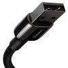Baseus CALWJ-01 Tungsten Gold Kabel Lightning 2.4A 1m Black