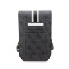 Guess PU 4G Printed Stripes Phone Bag Black
