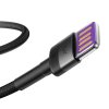 Baseus CATKLF-PG1 Cafule Quick Charging Datový Kabel USB Double Sided to USB 40W 1m Gray/Black