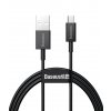 Baseus CAMYS-01 Superior Fast Charging Datový Kabel MicroUSB 2A 1m Black