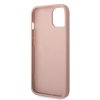 Guess PU Leather Saffiano Zadní Kryt pro iPhone 14 Plus Pink