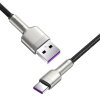 Baseus CAKF000001 Cafule Datový Kabel USB-USB-C 66W 0,25m Black