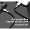 Baseus CAKF000001 Cafule Datový Kabel USB-USB-C 66W 0,25m Black