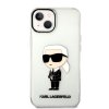 Karl Lagerfeld IML Ikonik NFT Zadní Kryt pro iPhone 14 Plus Transparent
