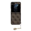 Guess 4G Charms Zadní Kryt pro Samsung Galaxy Z Flip 5 Brown