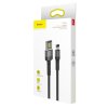 Baseus CALKLF-HG1 Cafule Kabel USB to Lightning Double Sided 1.5A 2m Grey/Black