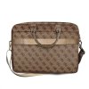 Guess PU 4G Metal Logo Computer Bag 15/16" Brown