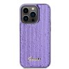 Guess Sequin Script Logo Zadní Kryt pro iPhone 14 Pro Purple