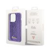 Guess Sequin Script Logo Zadní Kryt pro iPhone 14 Pro Purple