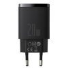 Baseus CCXJ-B01 Compact Quick Nabíječka USB/USB-C 20W Black