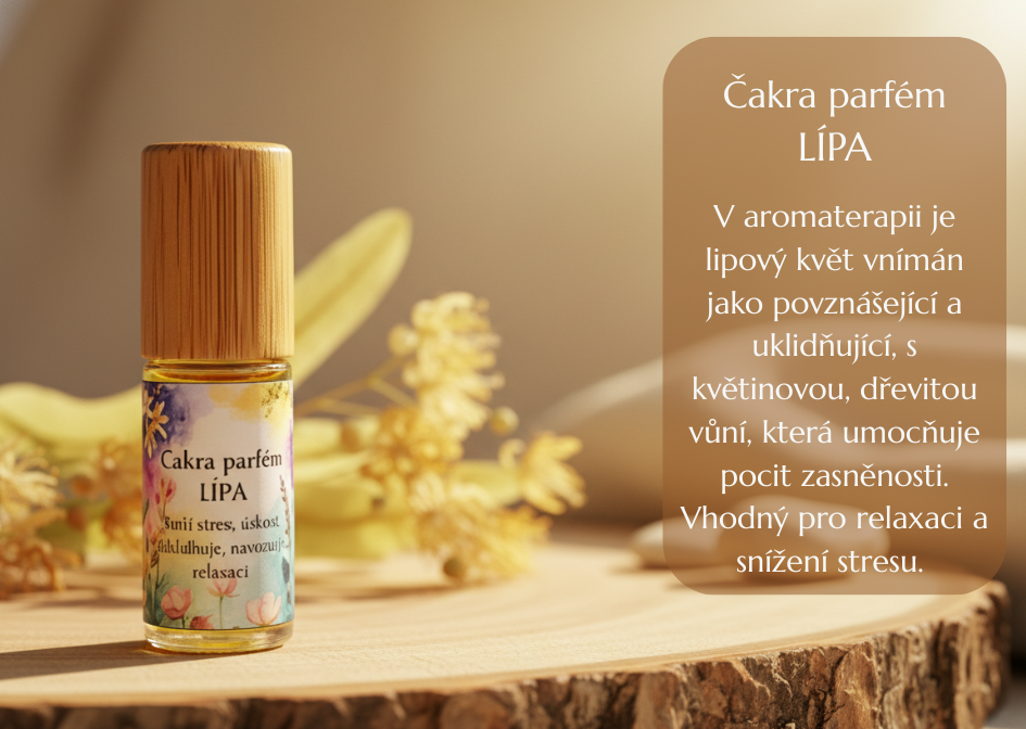 Novinka - čakra parfém Lípa