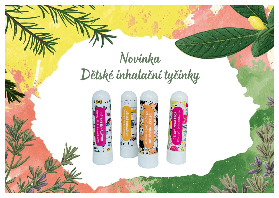 Dětské inhalační tyčinky