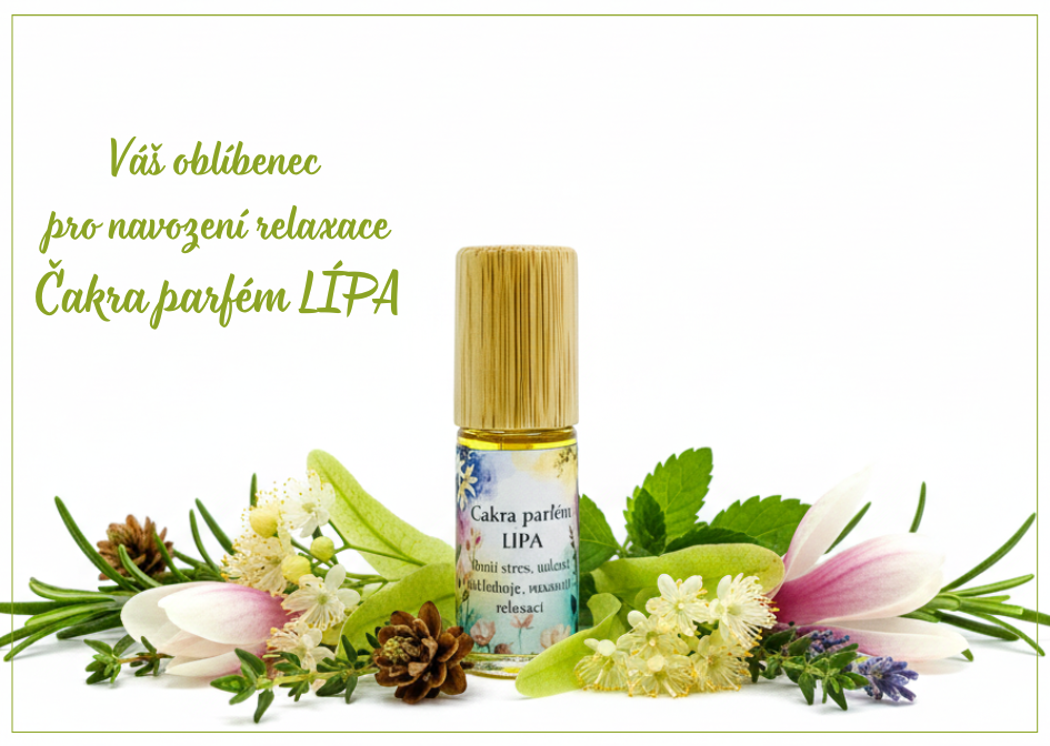 Novinka - čakra parfém Lípa