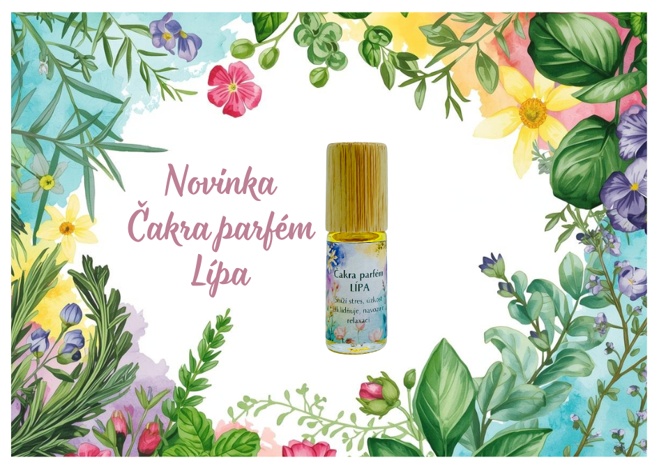 Novinka - čakra parfém Lípa