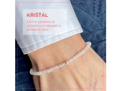 kristal lecny heishi 3,5x2mm