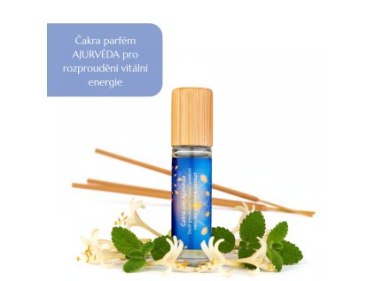 Olejový čakra parfém Ajurvéda - roll on 5 nebo 10 ml