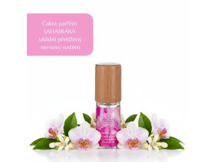 Olejový čakra parfém Sahasrára, 5 nebo 10 ml