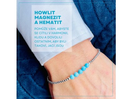 Howlite tyrkysovy