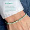 tyrkys 3mm fazetovany