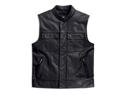 Pánská kožená vesta Foster Leather Vest (Velikost 3XL)