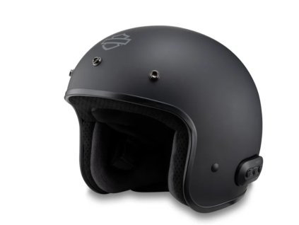 Helma Fury N04 Bluetooth 3/4 Helmet Matte Black (Velikost XL)