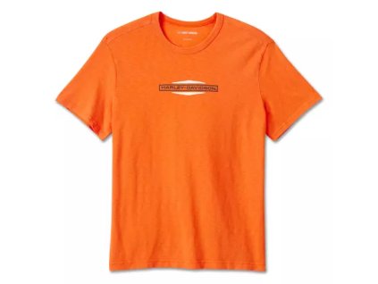 Pánské tričko Stacked Bar & Shield Slub (Velikost 3XL)