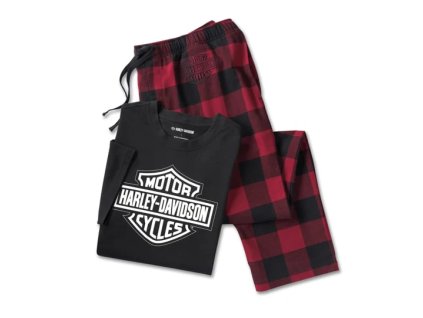 Pánský pyžamový set Bar & Shield Short Sleeve (Velikost 2XL)