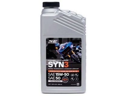 Olej Screamin Eagle Syn3 Motorcycle Oil 15W50 / SAE50 Full Synthetic 1 Liter