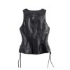 Dámská kožená vesta Avenue Leather Vest (Velikost 2XL)