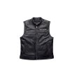 Pánská kožená vesta VEST-PASSING LINK,GREY (Velikost 3XL)