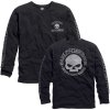Pánské triko Skull Long Sleeve Tee (Velikost 2XL)