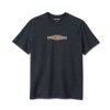 Pánské tričko Stacked Bar & Shield Slub Tee (Velikost 3XL)