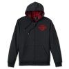 Pánská mikina Bar & Shield Lined Zip-Up Hoodie Black