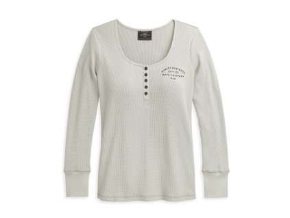 Dámske tričko Rose Graphic Henley (Veľkosť L)