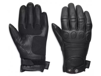 Dámske kožené rukavice Skull (Veľkosť S)