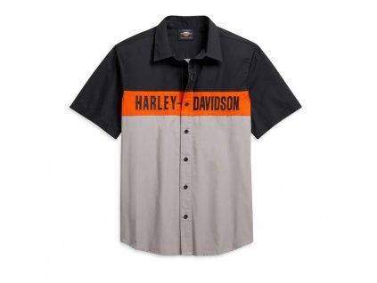 Pánska Košeľa Colorblock Logo (Veľkosť M)