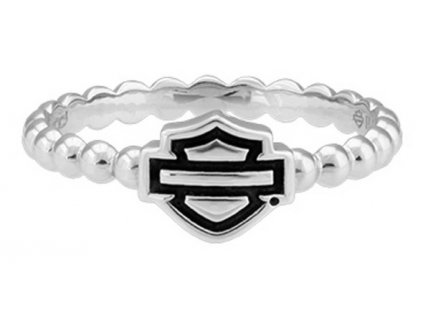 Dámsky prsteň B&S Outline Beaded Silver (Veľkosť 7)