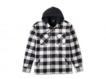 Pánska košeľová bunda Willie G Skull BW (Veľkosť L)