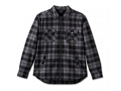 Pánska košeľová bunda Flying Eagle Grey (Veľkosť L)