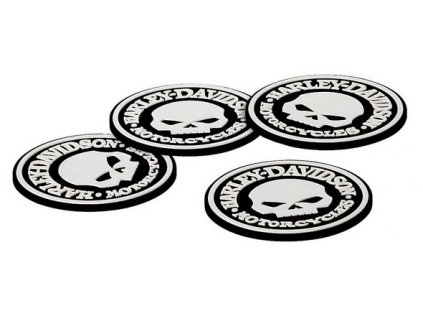 Podtácky Willie G Skull Coaster Set