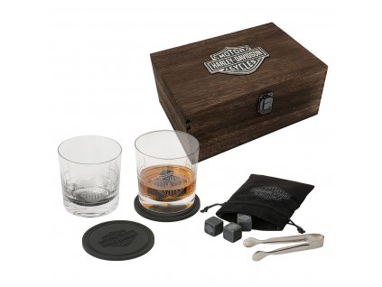 Whiskey poháre H-D Premium Set