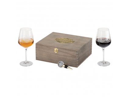 Set vínových pohárov H-D Wine Gift Set