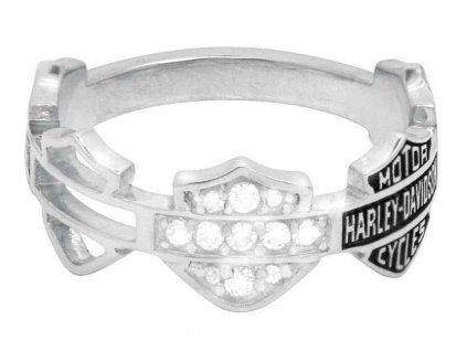 Dámsky prsteň Multi B&S Logo Band Silver