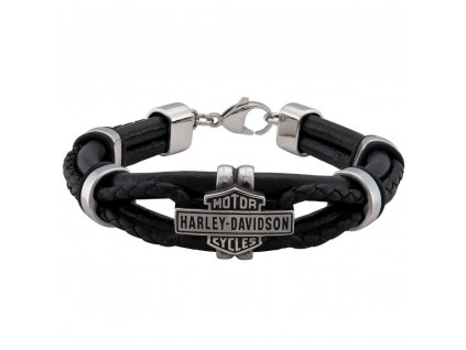 Náramok B&S Hardware Steel Leather (Veľkosť 8 (20cm))